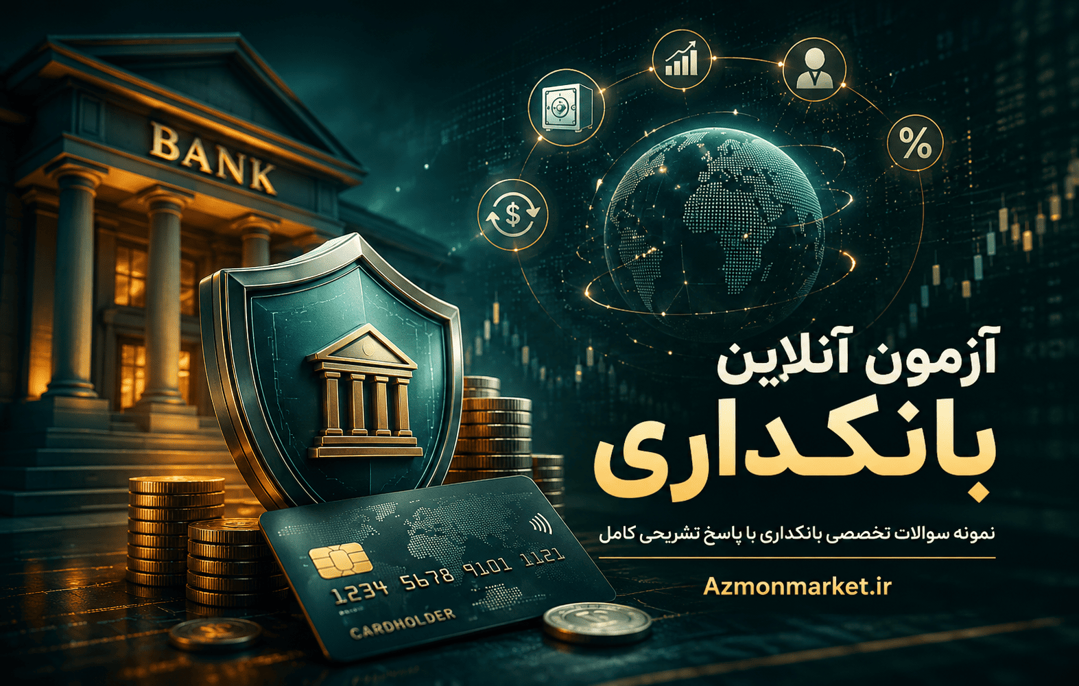 آزمون آنلاین بانکداری | نمونه سوالات تخصصی بانکداری با پاسخ تشریحی کامل